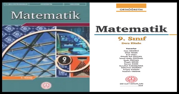 9.Sınıf Matematik Ders Kitabı (MEB Yayınları) - (1. Kitap)   PDF İNDİR 2024-2025