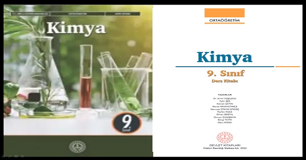 9.Sınıf Kimya Ders Kitabı (MEB Yayınları)  PDF İNDİR 2024-2025