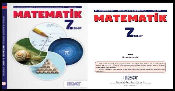 7.Sınıf Matematik Ders Kitabı (Edat Yayınları) PDF İNDİR 2024-2025