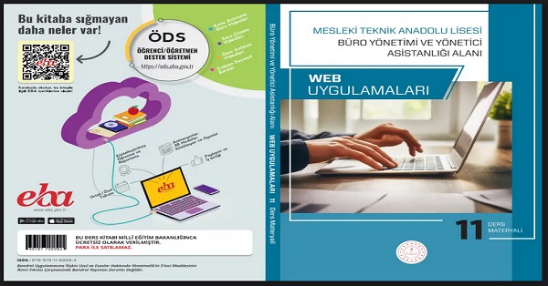 11. Sınıf Web Uygulamaları Ders Materyali Kitabı-MEB - PDF İNDİR