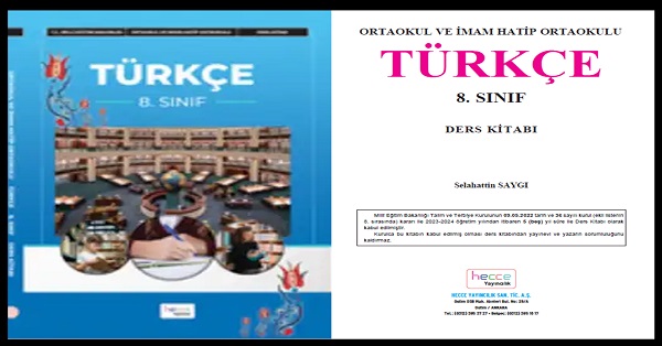 8.Sınıf Türkçe Ders Kitabı (Hecce Yayınları)  PDF İNDİR 2024-2025