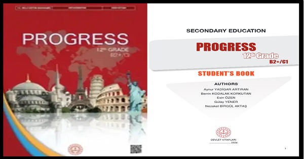 12. Sınıf Progress İngilizce (Hazırlık Sınıfı Bulunan) Ders Kitabı - PDF İNDİR