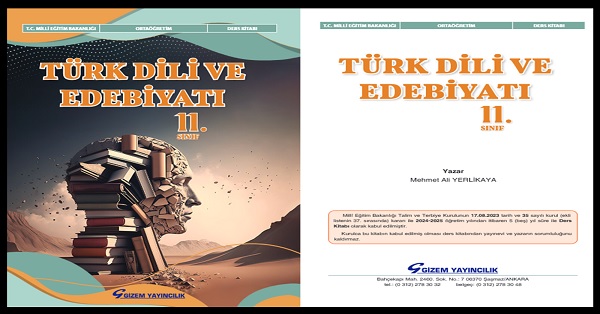 11.Sınıf Türk Dili ve Edebiyatı Ders Kitabı (Gizem Yayınları)  PDF İNDİR 2024-2025