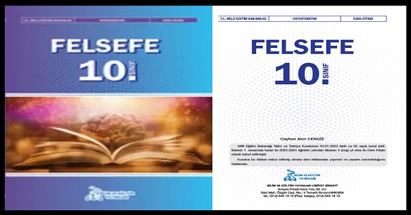 10.Sınıf Felsefe Ders Kitabı (Bilim ve Kültür Yayınları) PDF İNDİR 2024-2025