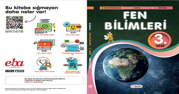 3.Sınıf Fen Bilimleri Ders Kitabı (SDR Dikey Yayınları)  PDF İNDİR  2024-2025