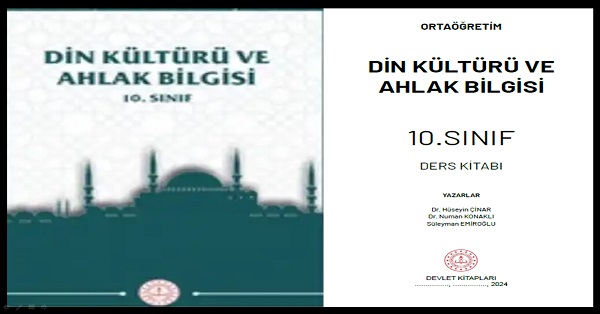 10.Sınıf Din Kültürü ve Ahlak Bilgisi Ders Kitabı (Meb Yayınları )PDF İNDİR 2024-2025