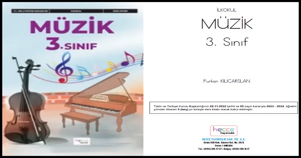 3.Sınıf Müzik Ders Kitabı (Hecce Yayınları)  PDF İNDİR  2024 - 2025