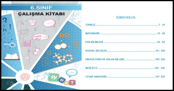 6. Sınıf Çalışma Kitabı (Meb Yayınları)  PDF İNDİR