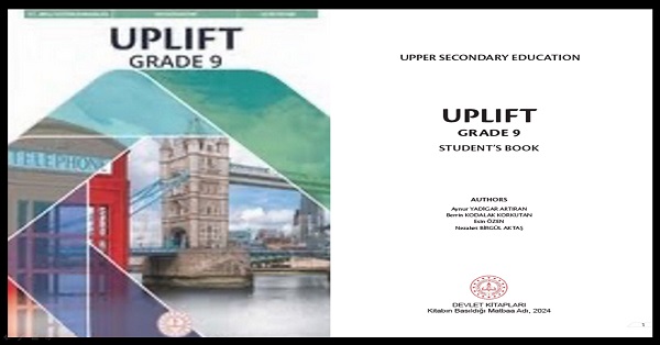 9. Sınıf İngilizce Ders Kitabı UPLIT GRADE (MEB)  PDF İNDİR 2024-2025