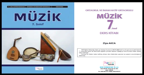 7.Sınıf Müzik Ders Kitabı (Hecce Yayınları) PDF İNDİR 2024-2025