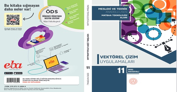 11. Sınıf Vektörel Çizim Uygulamaları Ders Materyali Kitabı-MEB -  PDF İNDİR